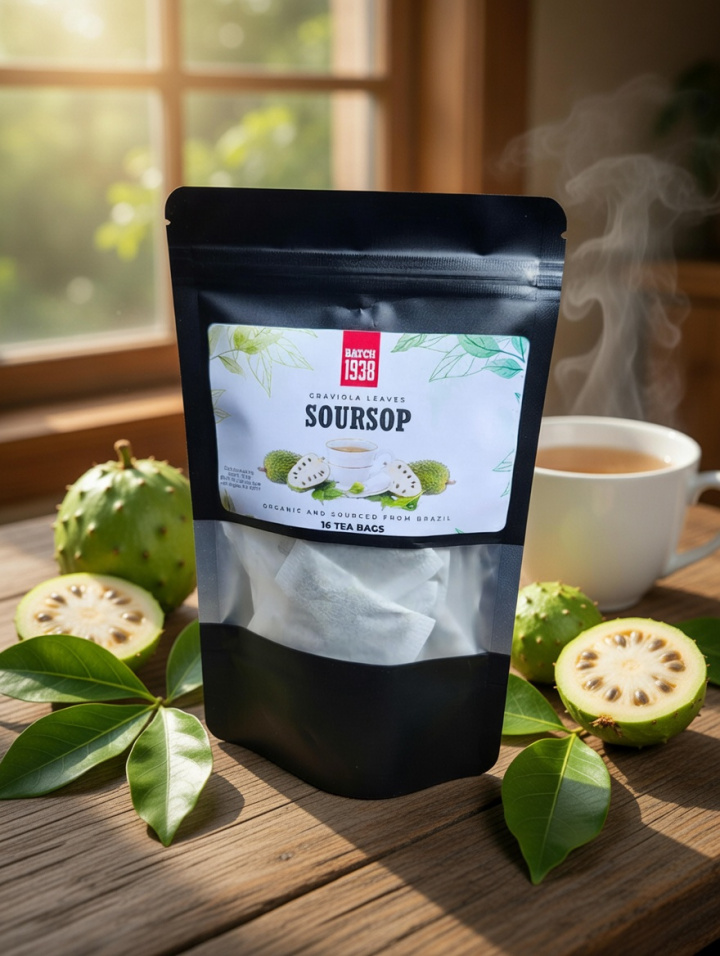 herbal tea cup leaves
